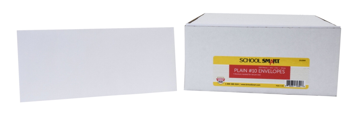 2013890 4.13 X 9.5 In. No.10 Envelopes, White - Pack Of 500