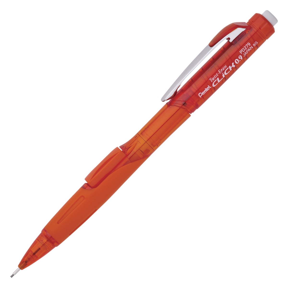 2003567 0.9 Mm Twist-erase Click Mechanical Pencil, Orange Grip - Pack Of 12