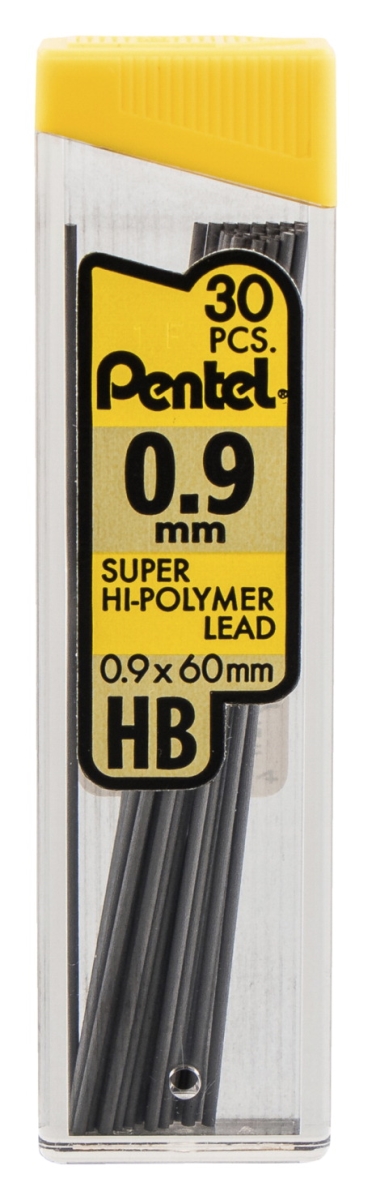2003575 0.9 Mm Medium Hb Super Hi-polymer Lead Refill - Pack Of 12