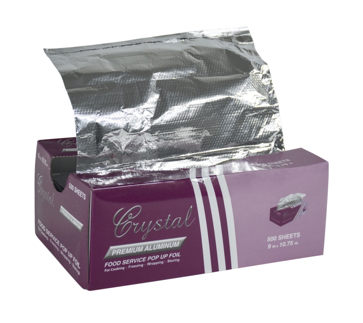 2003424 9 X 10.75 In. Pop Up Foil Interfold Sheets - Case Of 6 - 500 Per Box