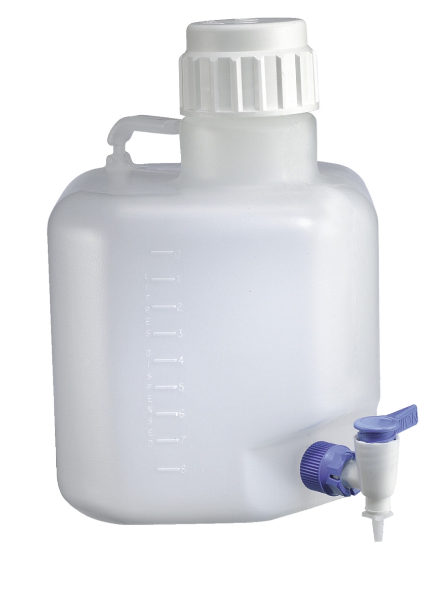 528992 5 Litre Polypropylene Heavy Duty Carboy With Stopcock