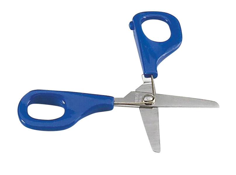1487814 5 In. Right-handed Self Opening Scissor, Blue