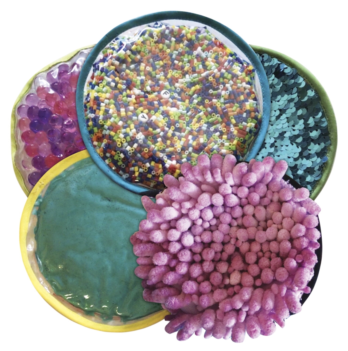 2006081 Sensory Discs, Multi Color - Set Of 5