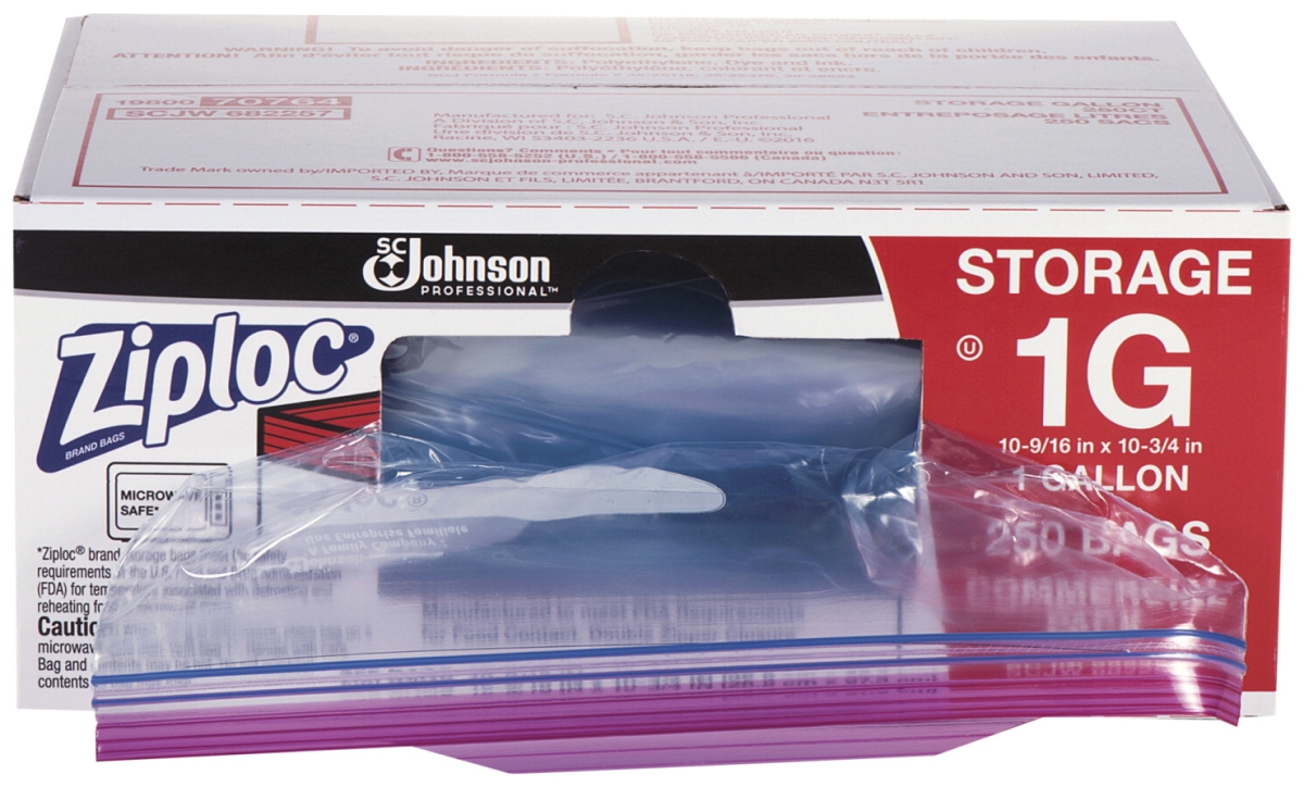 1609680 1 Gal Sc Johnson Resealable Storage Bag
