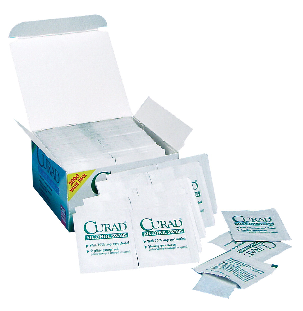 010-2376 Curad Alcohol Wipe - Pack Of 200
