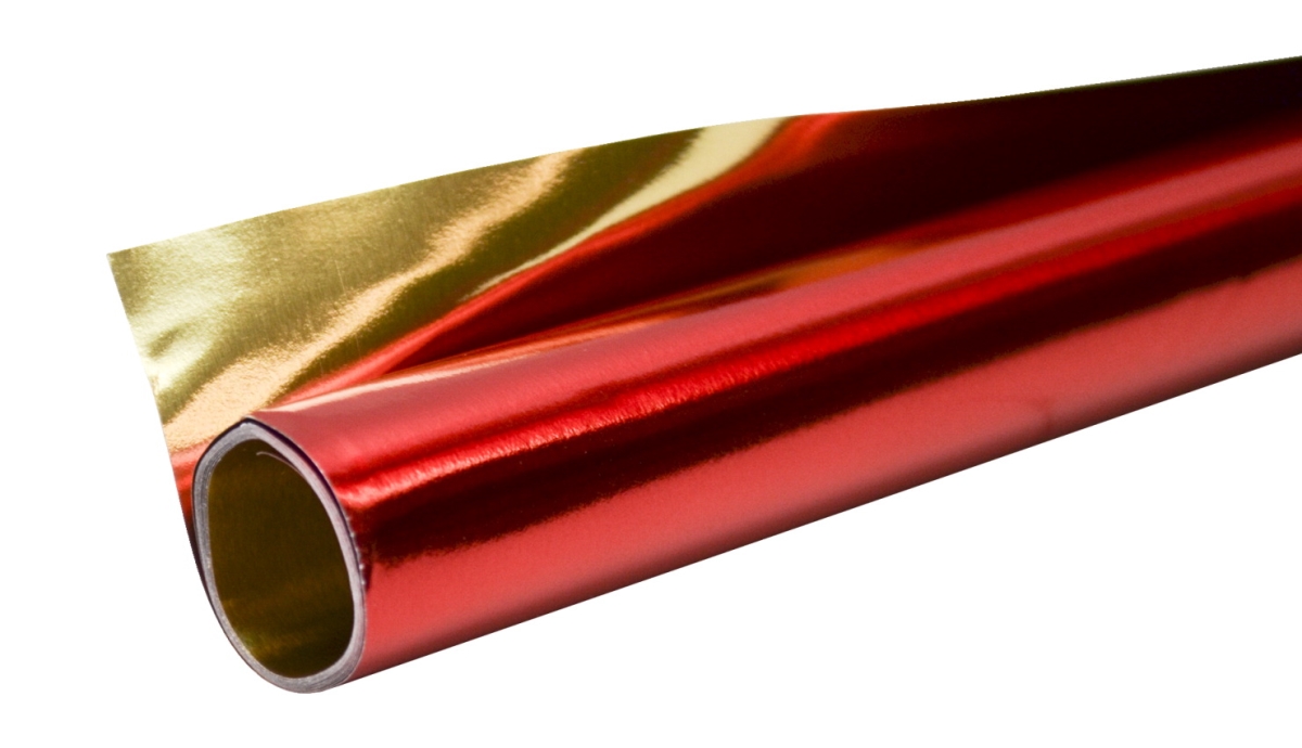 2004554 19.5 X 31 In. Aluminum Foil Rolls, Red & Gold