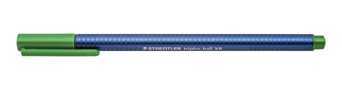 Staedtler 2004265 1 Mm Triplus Ball Xb Ballpoint Pens, Green - Set Of 10