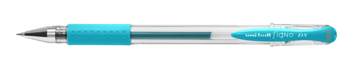 2006162 0.38 Mm Signo Gel Stick Pens, Blue & Green - Pack Of 12
