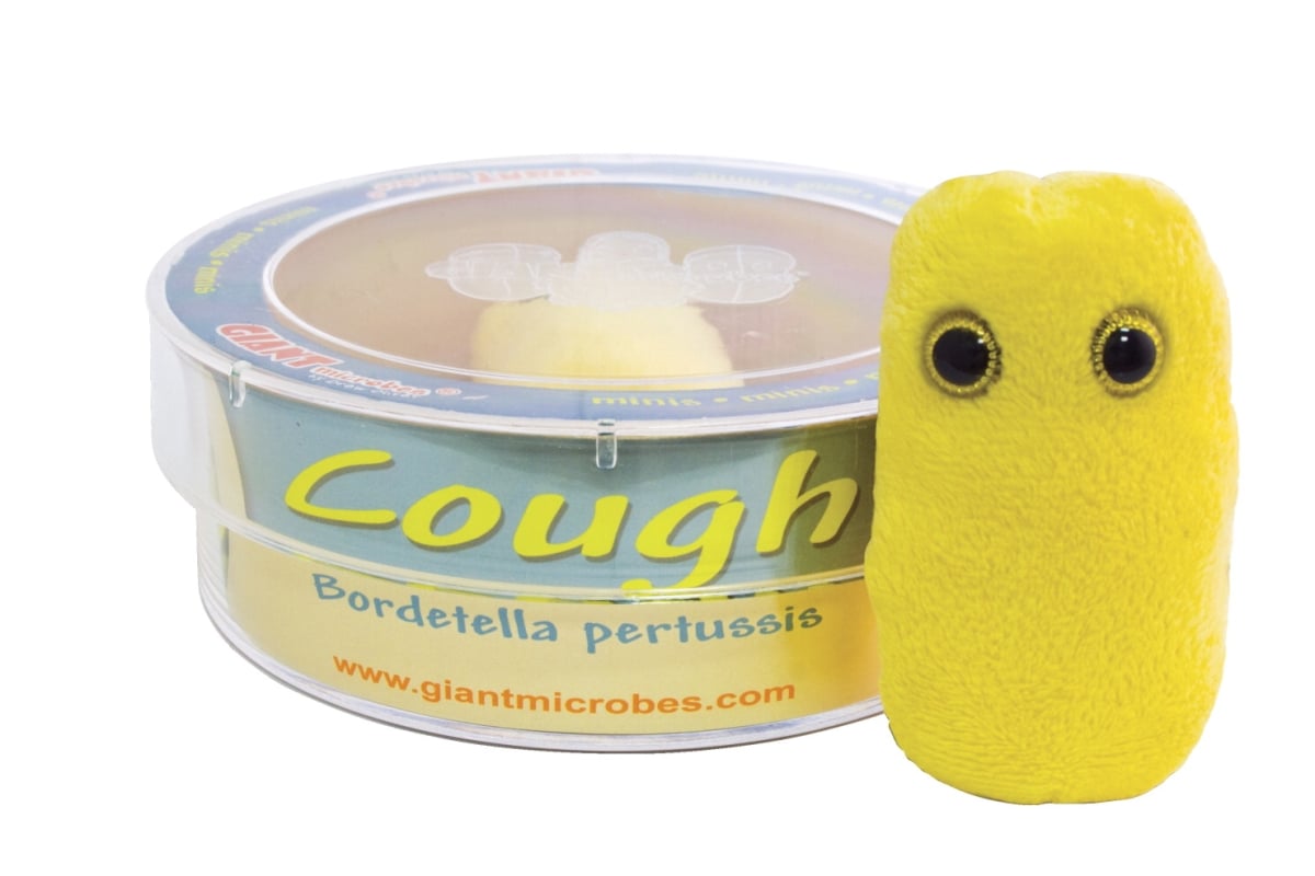 1490357 Cough Petri Dish - 3 Mini Plush Microbes
