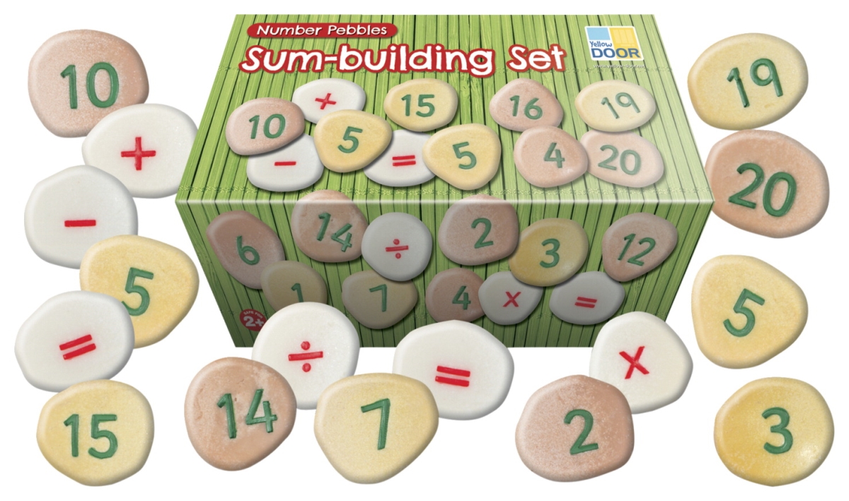 2024474 Number Pebbles Sum Building Set - Set Of 50