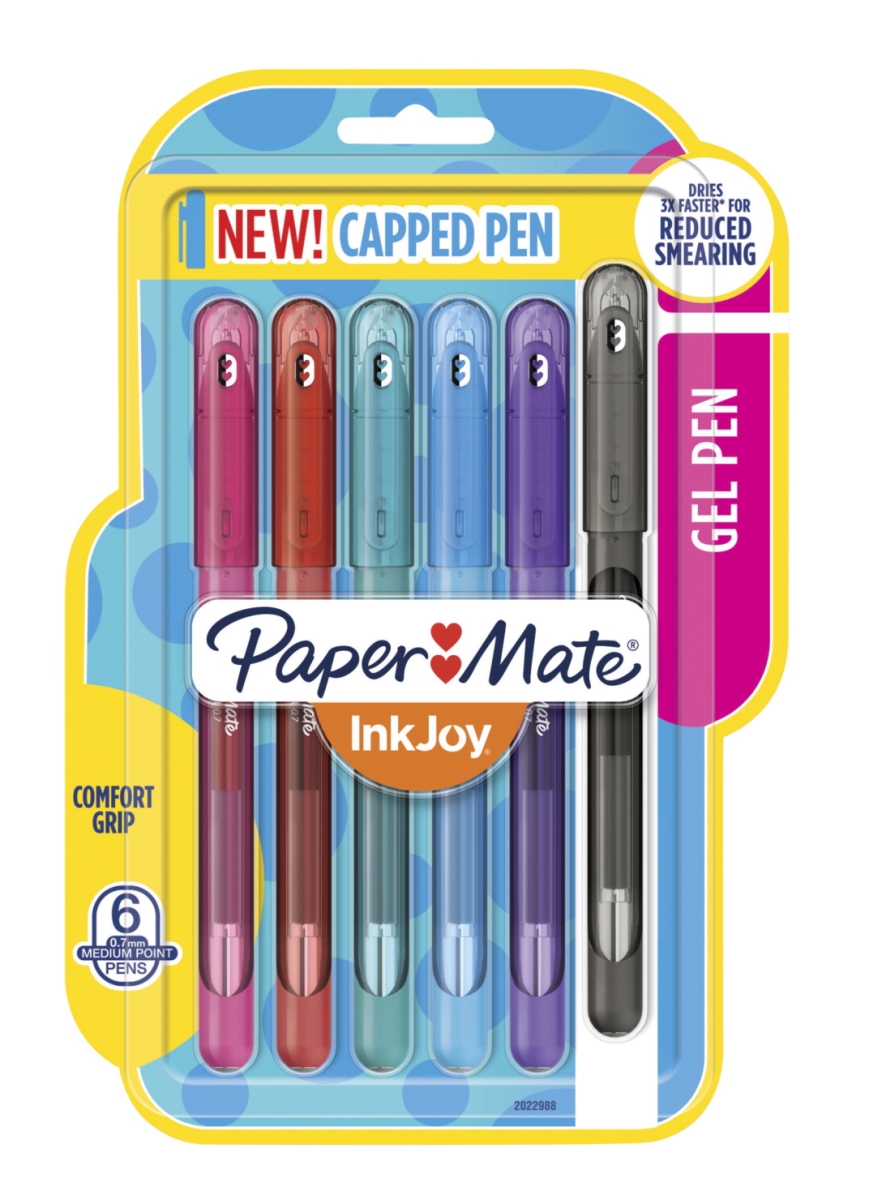 2021400 0.7 Mm Inkjoy 600st Gel Pens, Assorted Color - Set Of 6