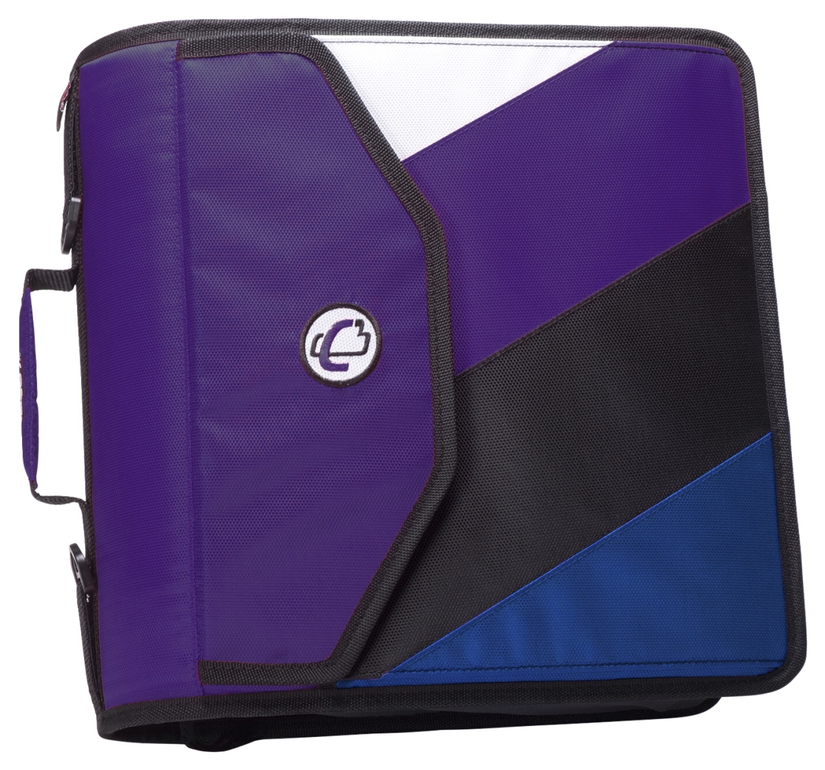 2006789 4 In. The King Sized Zip Tab Backpack Zipper Binder With D-ring, Purple