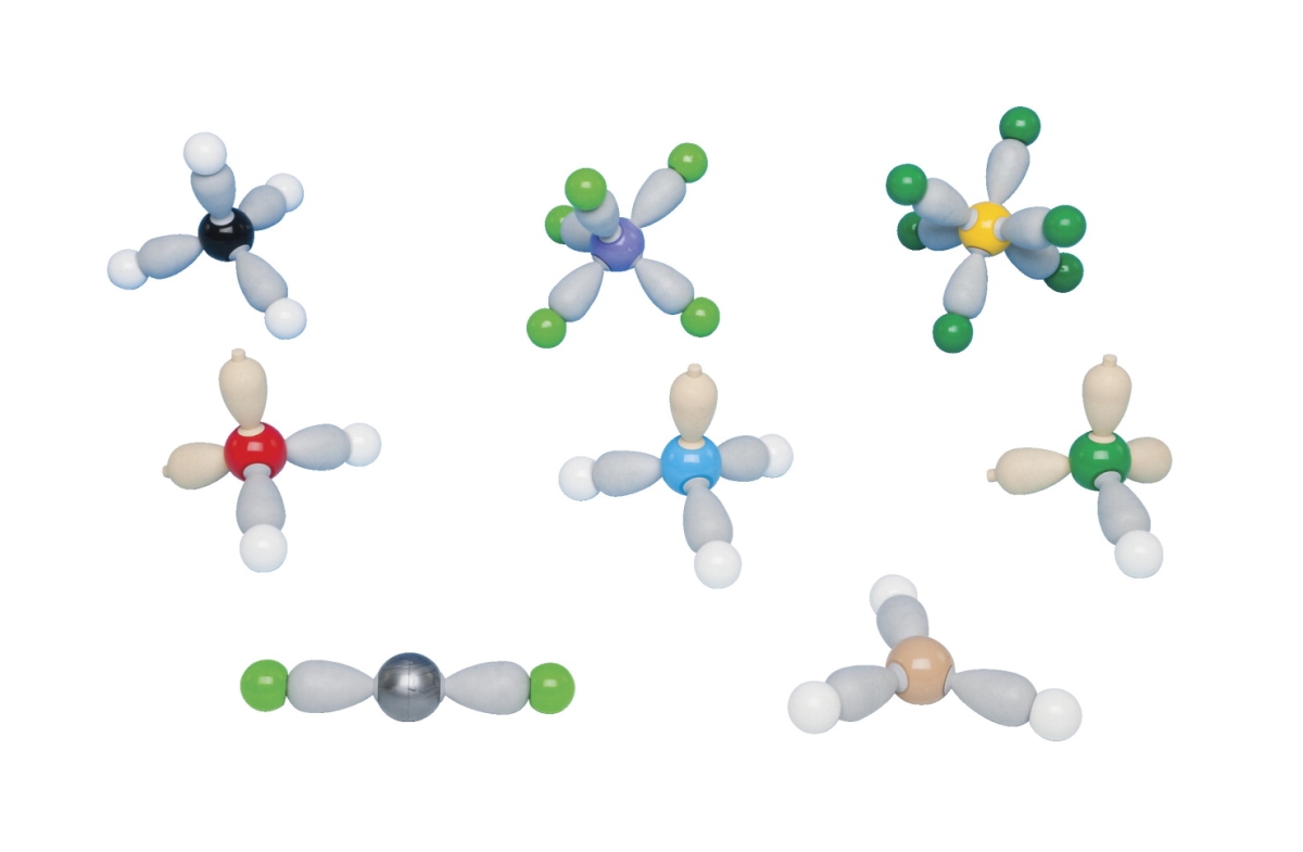 529265 8 Shapes Of Molecules Model