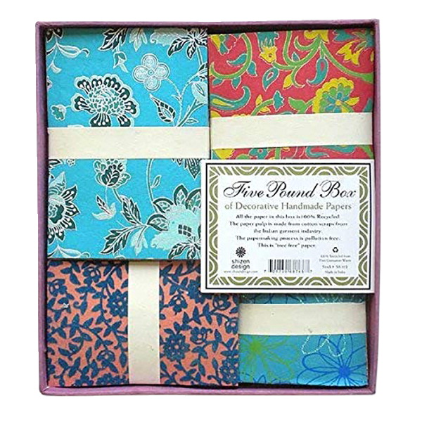 2023493 Handmade Decorative Papers, Assorted Color - 5 Lbs