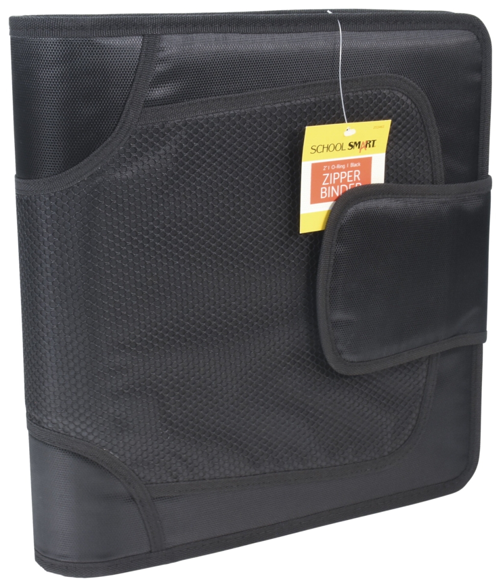 2019463 2 In. Binder With Tabs, Black
