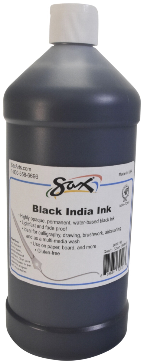 2019758 1 Qt. India Ink, Black