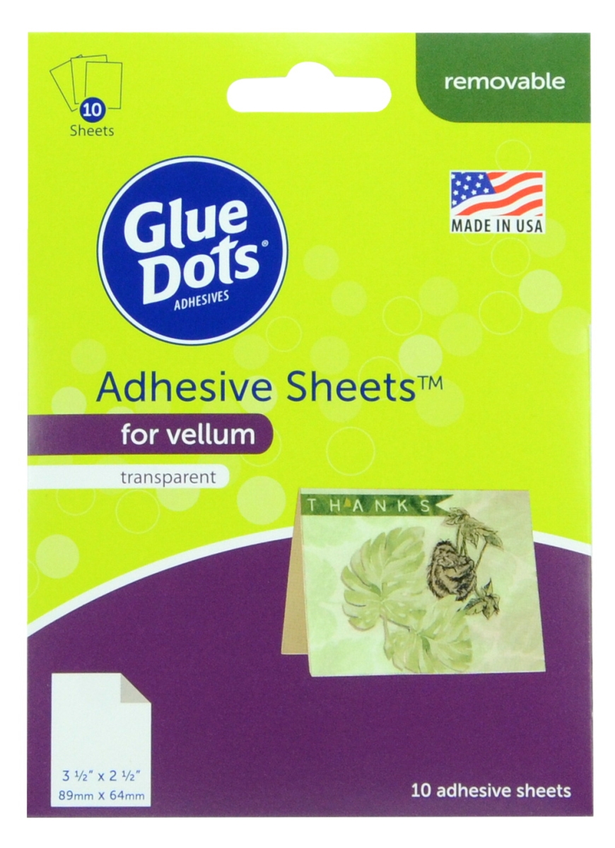 2021569 3.5 X 2.5 In. Adhesive 10 Sheets For Vellum