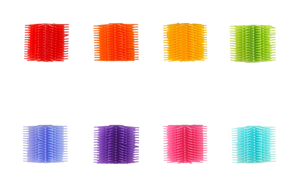 2021552 Fidget Tactile Pencil Grippers, Assorted Color - Set Of 8