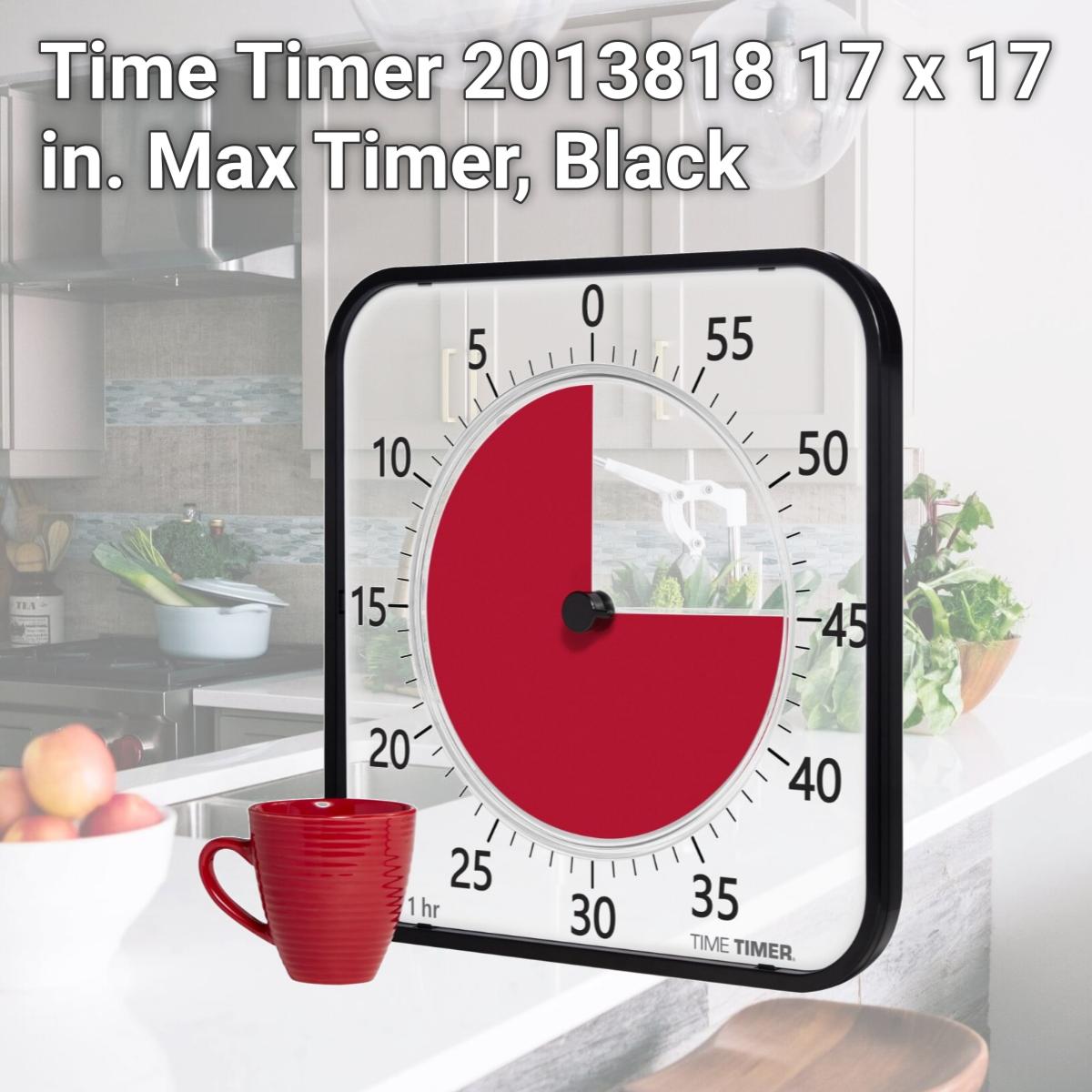 Picture of Time Timer 2013818 17 x 17 in. Max Timer, Black