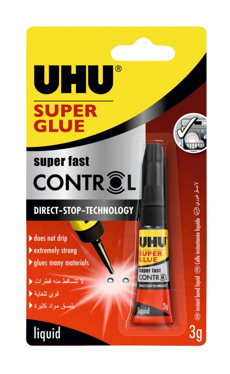 2021236 3 G Super Fast Control Super Glue, Clear