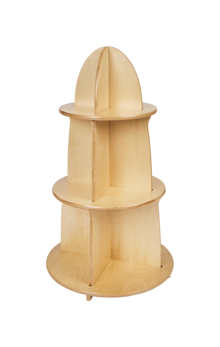 2020860 Childcraft Cone Storage With 3 Shelves - 21 X 21 X 36 In.