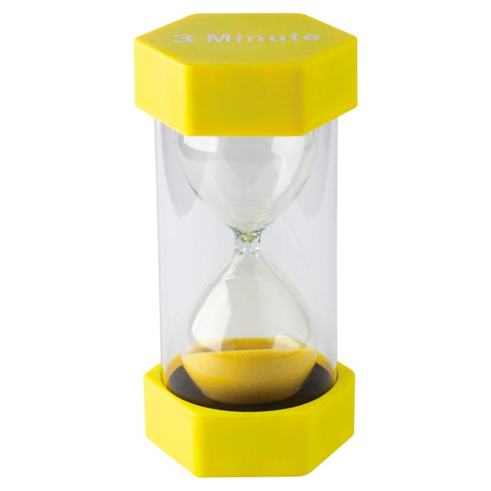 1568036 Large Sand Timer - 3 Minutes