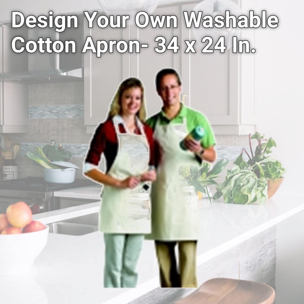 Picture of Sax Design Your Own Washable Cotton Apron- 34 x 24 In.
