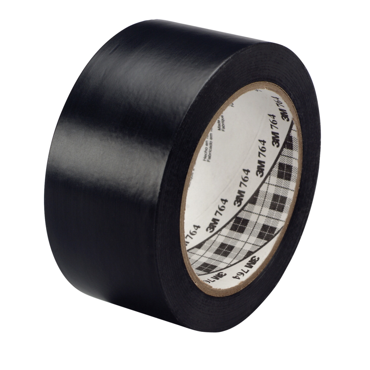 General Purpose Wear Resistant Floor Marking Tape Roll, 1 In. X 36 Yard, Vinyl - Black