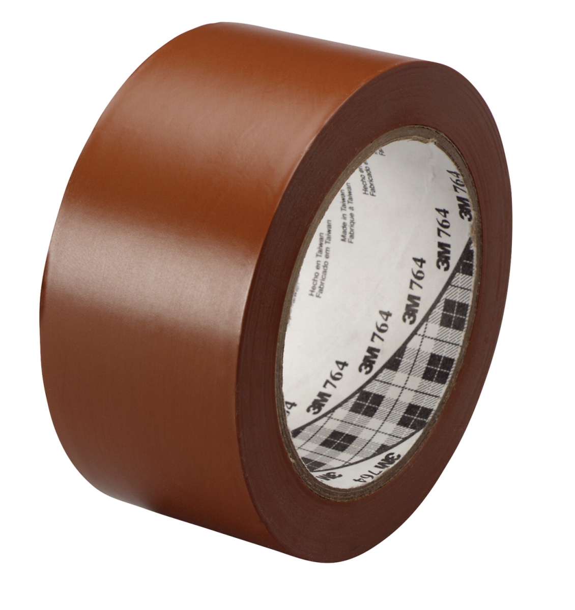General Purpose Wear Resistant Floor Marking Tape Roll, 2 In. X 36 Yard, Vinyl - Brown