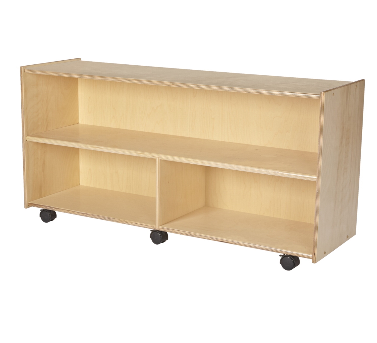 1558435 47.75 X 14.25 X 24 In. Mobile Compartment Storage Units With Locking Casters