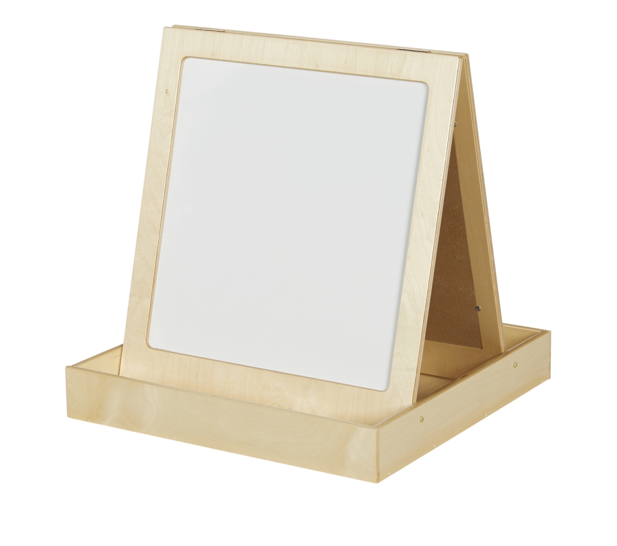 Tabletop Easel With Magnetic Dry-erase Panels