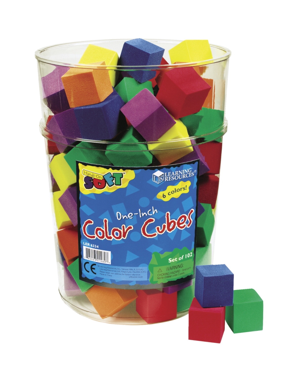 034-0442 Cubes 1 In. Foam - Set Of 100