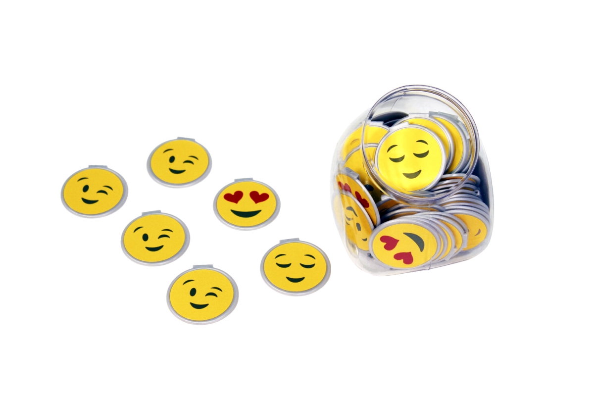 1546777 Emoticon Circle Bookmarks - Pack Of 36