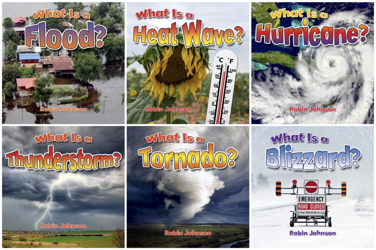 Crabtree 1570132 Book Severe Weather Close Up - Set Of 6