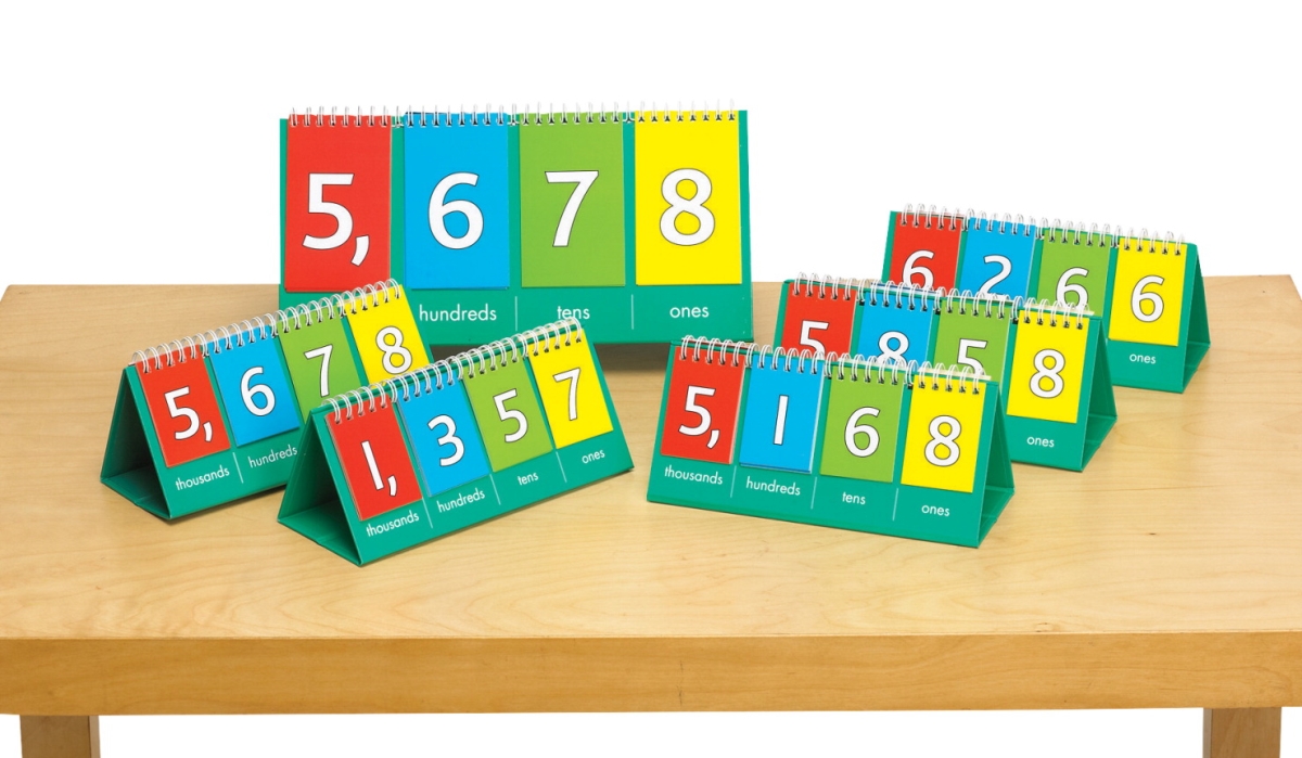 12.25 X 6 In. Place Value Flip Chart, Demo
