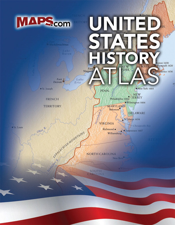 1499004 Atlas United States History Map - 8.5 X 11 In.