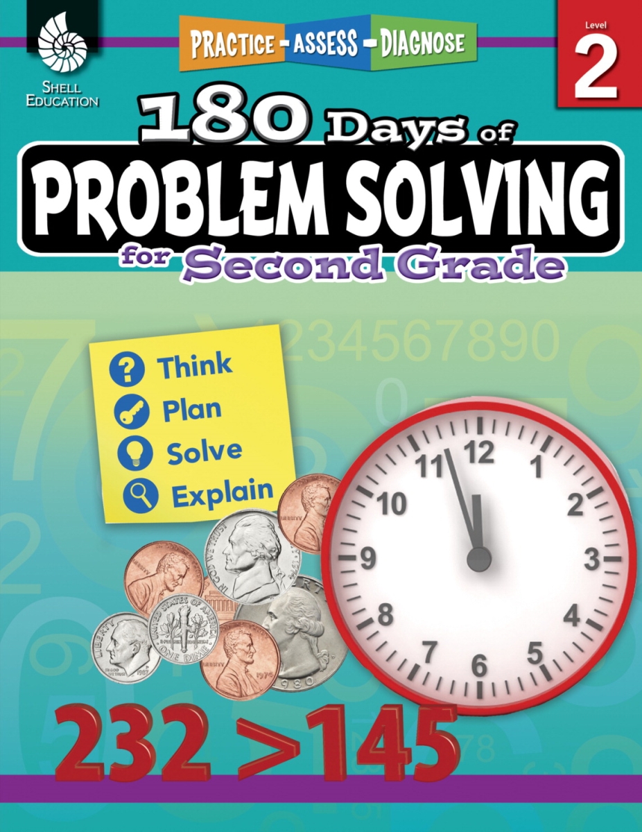 180 Days Of Problem Solving Book, Grade 2