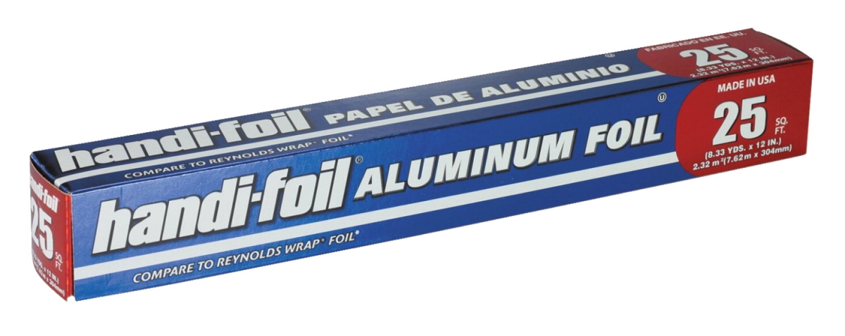 1584507 12 In. X 25 Ft. Household Of America Aluminum Foil Roll