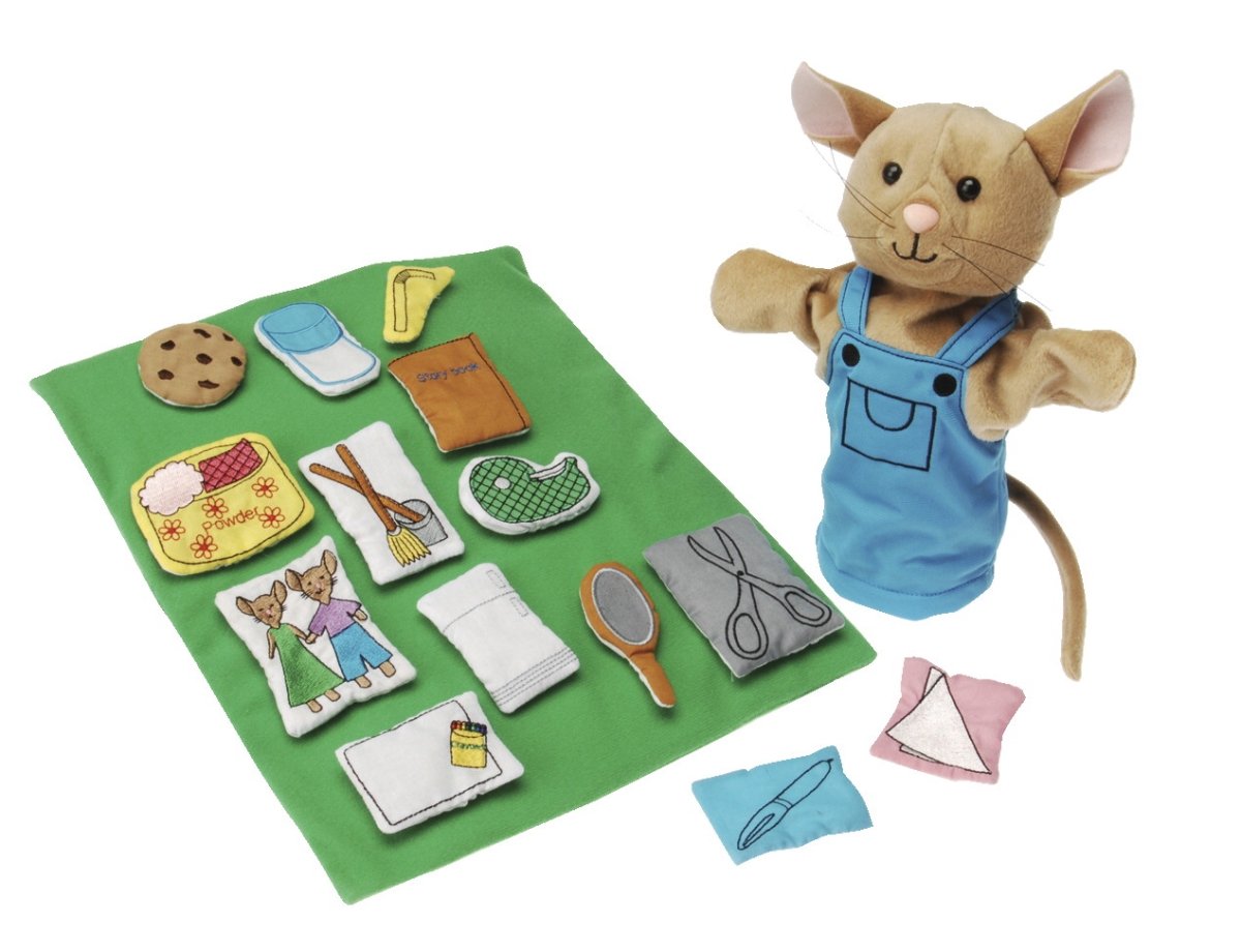 Marvel Education 1531964 Marvel Education Puppet & Props For If You Give A Mouse A Cookie, Set Of 16