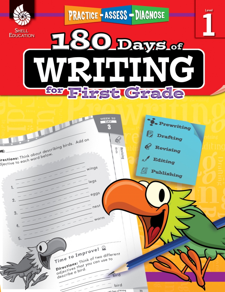 1532034 180 Days Of Writing Book, Grade 1
