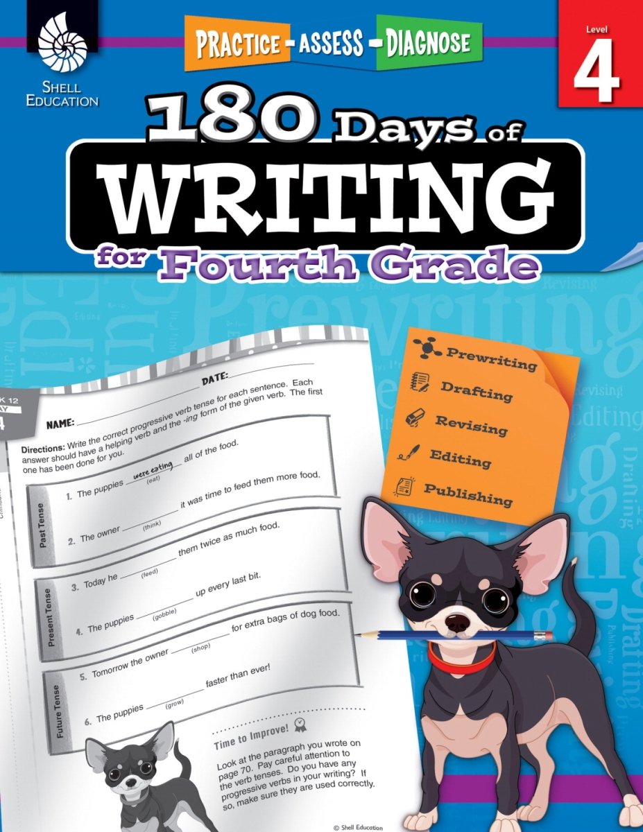 1532037 180 Days Of Writing Book, Grade 4