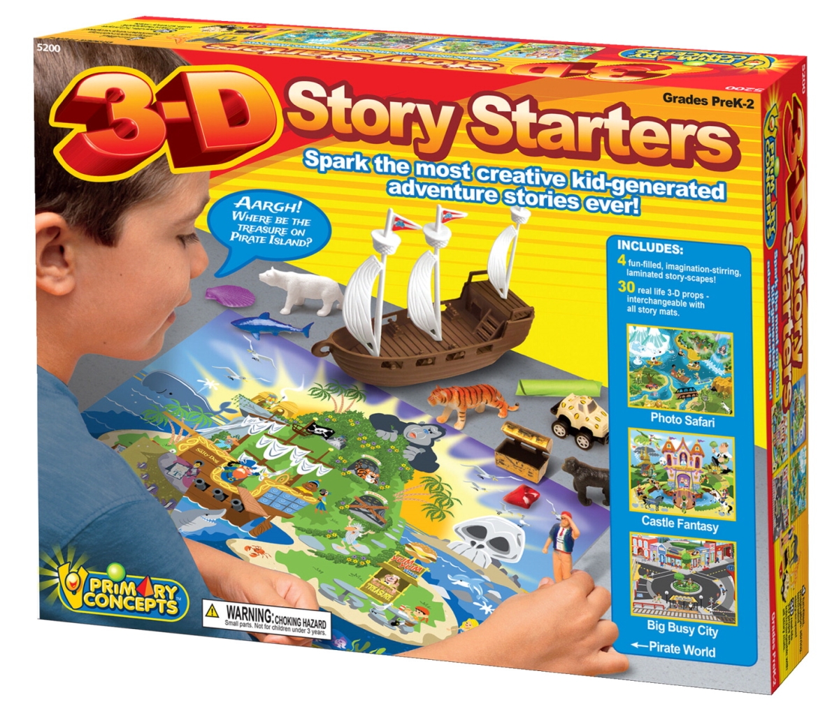 1567636 Story Starters 3-d Storybooks, Set Of 4