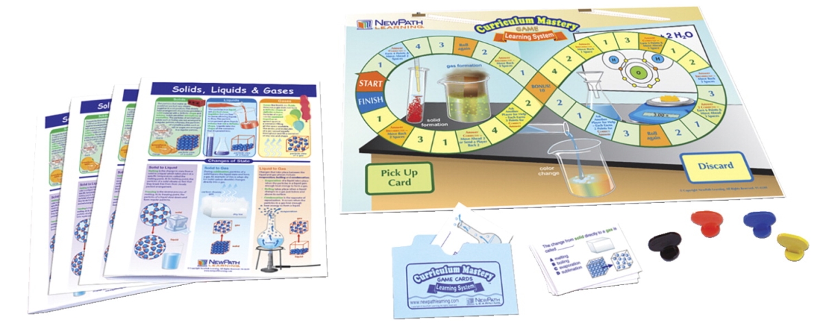 1567118 Learning Solids, Liquids & Gases Learning Center Guide - Grades 6-8