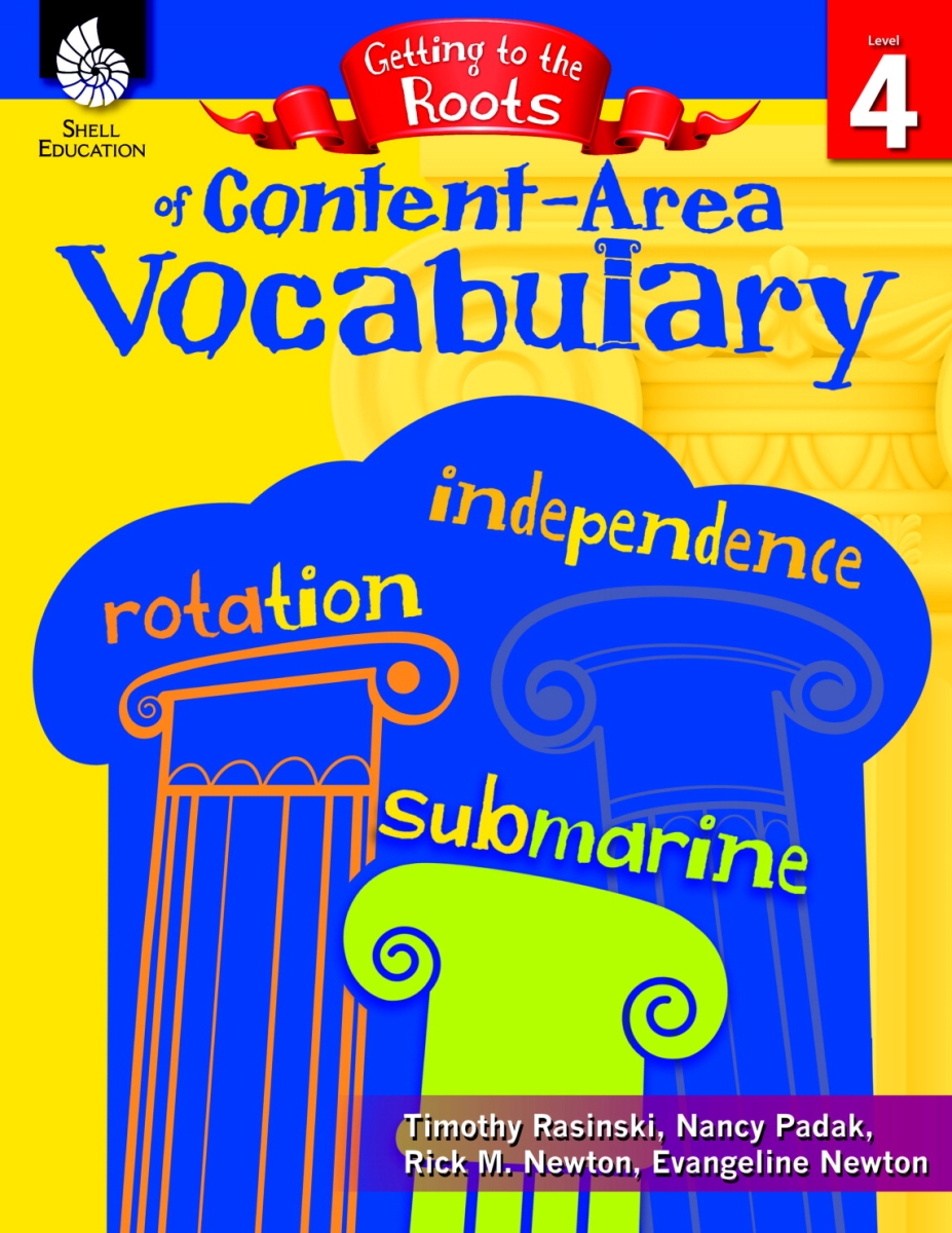 1495899 Getting To The Roots Of Content-area Vocabulary Book, Grade 4