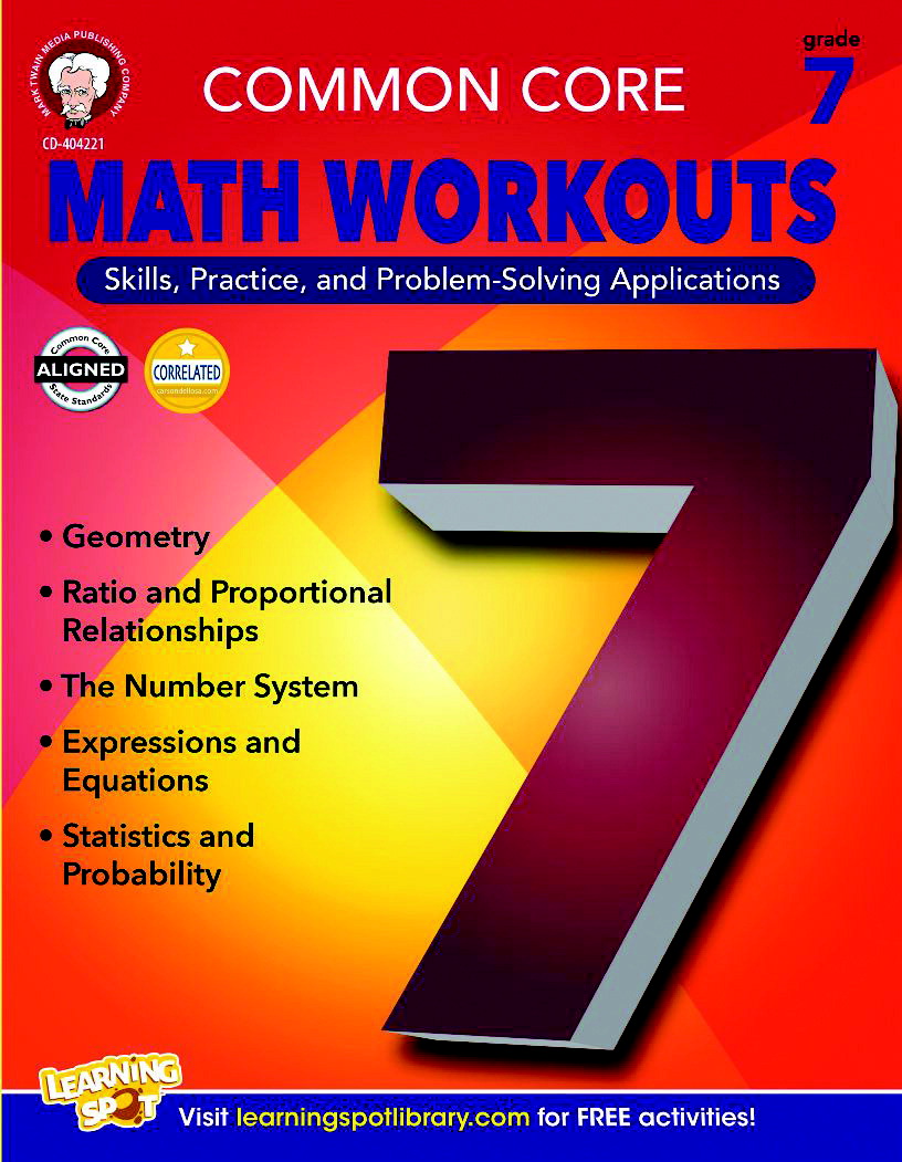 1497372 Common Core Math Workouts Resource Book, Grade 7