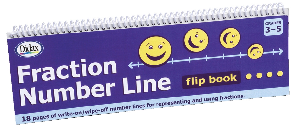 1567162 Fraction Number Line Flip Book