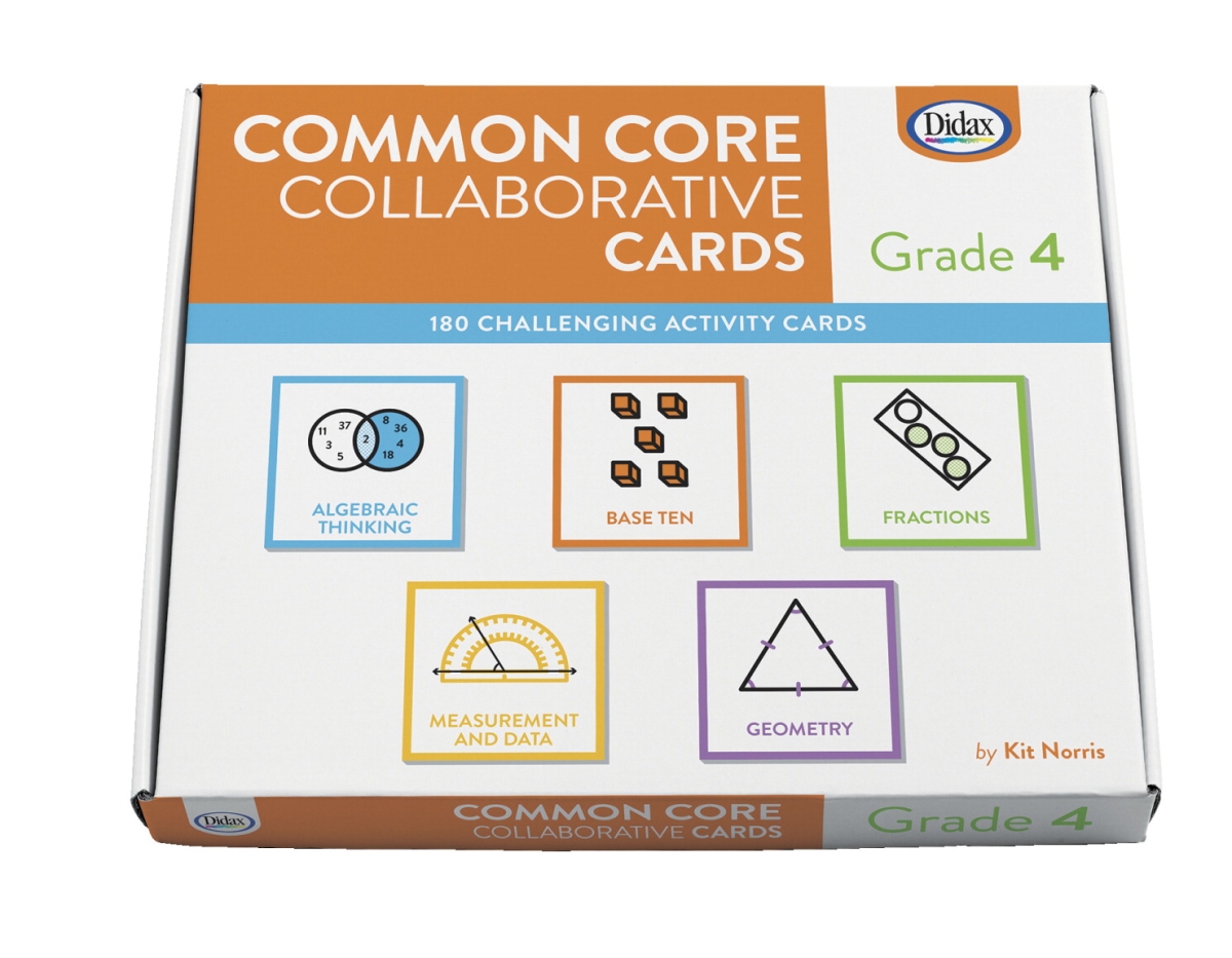 1567174 Common Core Collaborative Cards, Grade 4 - Set Of 180