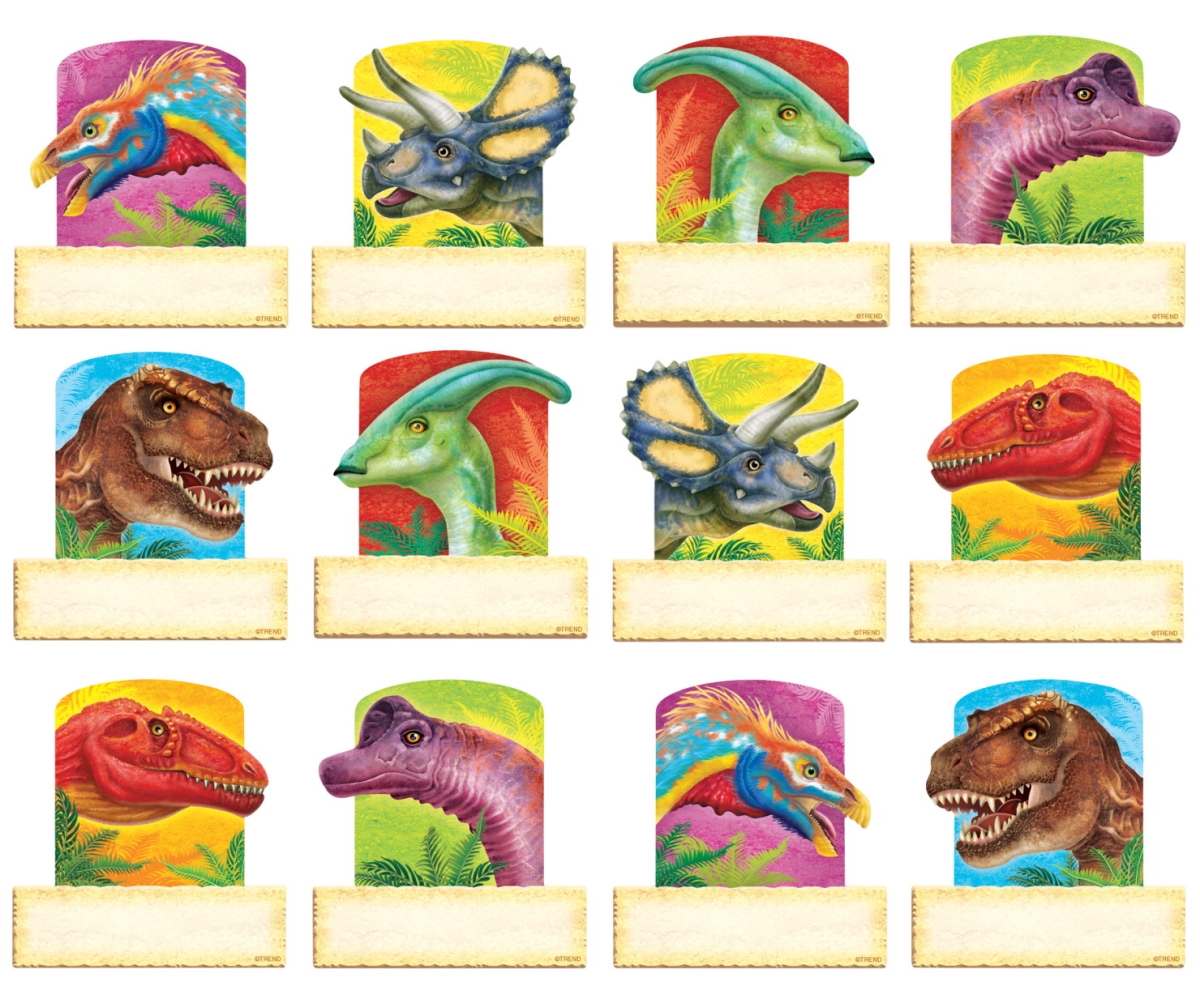 1497810 3 In. Discovering Dinosaurs Variety Mini Accents, Set Of 36