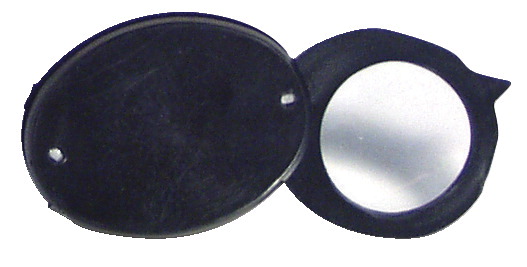 130-7976 Folding Pocket Magnifier, 5x Single Lens - Pack Of 10