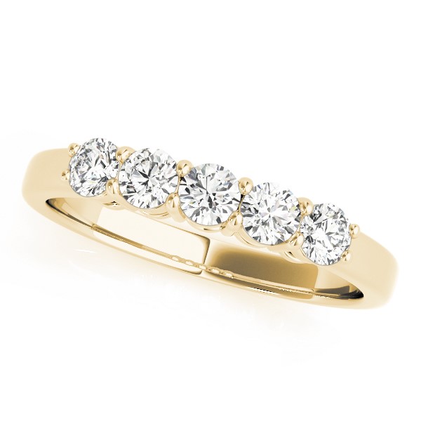 R50633-y-5 0.5 Ct 14k Yellow Gold Lab Grown Diamond Band, Size - 5